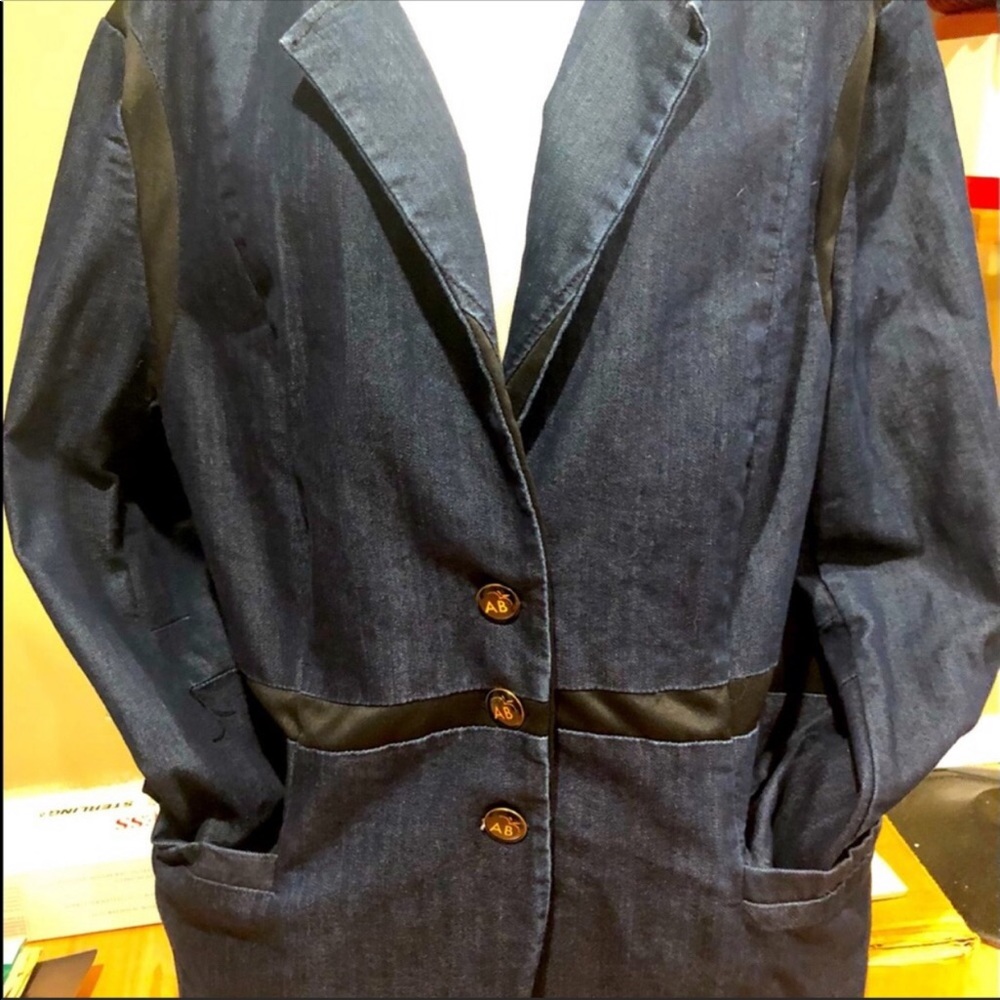 Vintage Apple bottoms  jean jacket/blazer